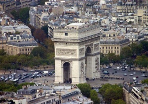 Đến thăm cổng Khải Hoàn Môn Arc de Triomphe nổi tiếng