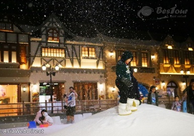 Trải nghiệm tuyệt vời cùng khu vui chơi giải trí Snow Town