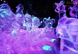 Hoành tráng lễ hội điêu khắc băng tại Bỉ