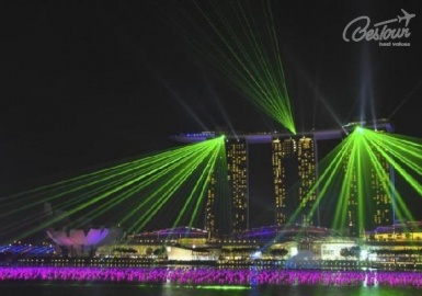 Ngắm nhìn Singapore rực rỡ về đêm