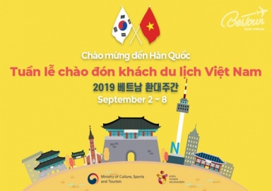 Khởi động Tuần lễ chào đón khách du lịch Việt Nam tại Hàn Quốc