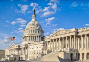 Ngỡ ngàng trước điện Capitol nổi tiếng