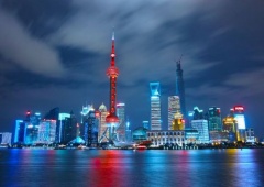 Du lịch Thượng Hải, viên Minh Châu phương Đông lấp lánh ánh đèn