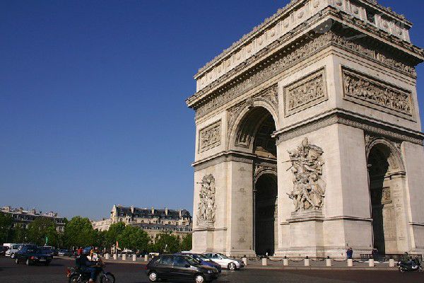 Đến thăm cổng Khải Hoàn Môn Arc de Triomphe nổi tiếng Đến thăm cổng Khải Hoàn Môn Arc de Triomphe nổi tiếng