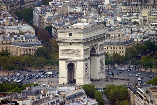 Đến thăm cổng Khải Hoàn Môn Arc de Triomphe nổi tiếng Đến thăm cổng Khải Hoàn Môn Arc de Triomphe nổi tiếng