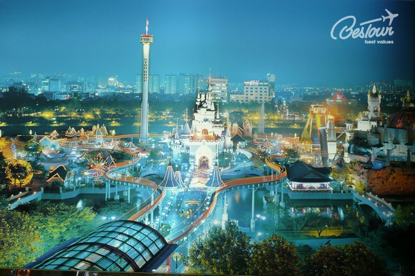 Lạc vào thế giới đầy sắc màu tại Công viên trong nhà Lotte World Hàn Quốc Lạc vào thế giới đầy sắc màu tại Công viên trong nhà Lotte World Hàn Quốc
