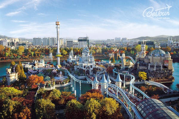 Lạc vào thế giới đầy sắc màu tại Công viên trong nhà Lotte World Hàn Quốc Lạc vào thế giới đầy sắc màu tại Công viên trong nhà Lotte World Hàn Quốc