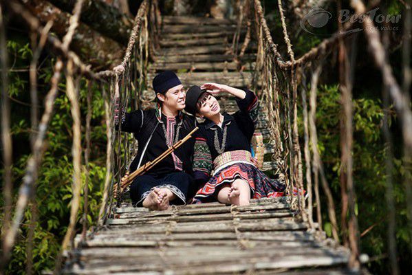 Cầu Mây- chút cheo leo thử thách lòng người Cầu Mây- chút cheo leo thử thách lòng người