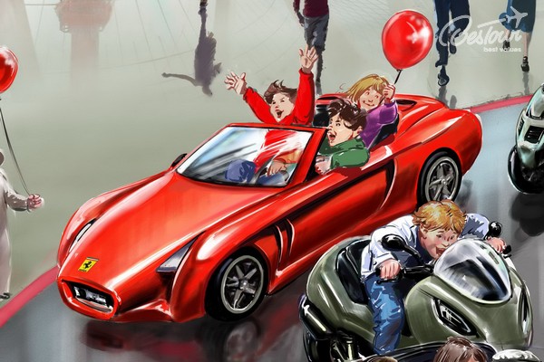 Công viên giải trí Ferrari World Dubai  Công viên giải trí Ferrari World Dubai