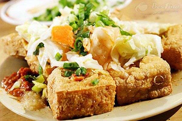 Mê mẩn trước món ăn đậu phụ thối Đài Loan Mê mẩn trước món ăn đậu phụ thối Đài Loan