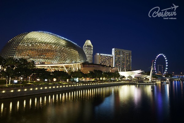 Độc lạ với thiết kế của nhà hát trái sầu riêng - Esplanade Singapore  Độc lạ với thiết kế của nhà hát trái sầu riêng - Esplanade Singapore