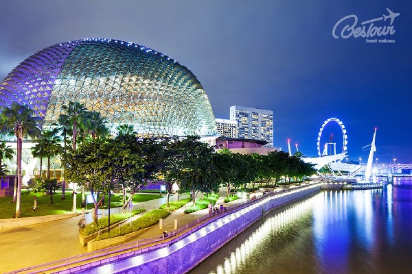 Độc lạ với thiết kế của nhà hát trái sầu riêng - Esplanade Singapore  Độc lạ với thiết kế của nhà hát trái sầu riêng - Esplanade Singapore