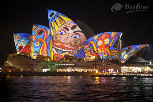 Đắm chìm trong ánh sáng với lễ hội Vivid, Úc Đắm chìm trong ánh sáng với lễ hội Vivid, Úc