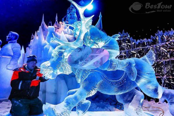 Hoành tráng lễ hội điêu khắc băng tại Bỉ Hoành tráng lễ hội điêu khắc băng tại Bỉ