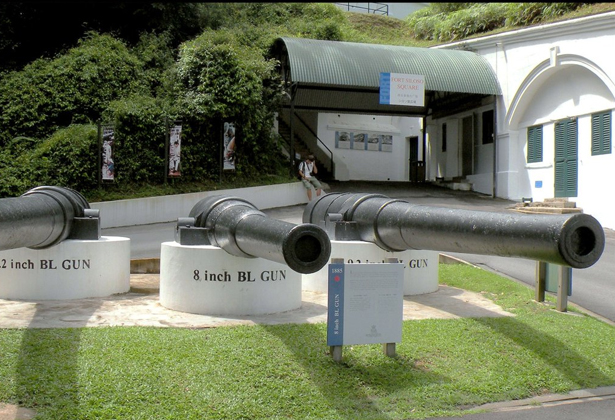 pháo đài siloso tại sentosa