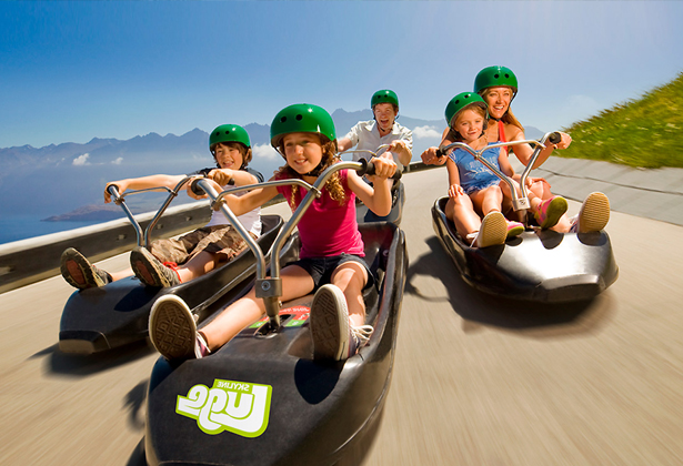 Skyline luge tại Sentosa