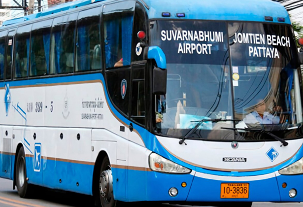 Xe bus từ sân bay suvarnabhumi đến pattaya